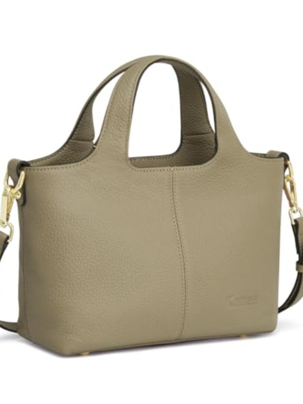 Top Grain Pebbled Cowhide Leather Crossbody Bag Small Shoulder Purse with Top